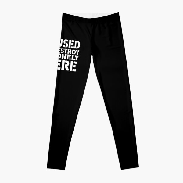 Funny I Paused My Destroy Lonely To Be Here      Leggings RB1910 product Offical destroylonely Merch