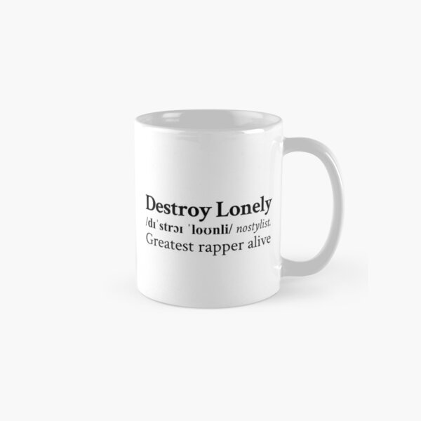 Greatest Rapper Alive by Destroy Lonely Classic Mug RB1910 product Offical destroylonely Merch