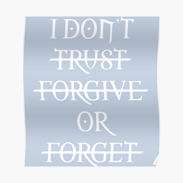 Ken Carson X Destroy Lonely T Shirt I Dont Trust Forgive Or Forget Tour Merch Poster RB1910 product Offical destroylonely Merch