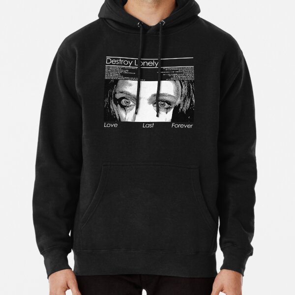 Vintage Destroy Lonely Love Last Forever Graphic Music Art BLK  Pullover Hoodie RB1910 product Offical destroylonely Merch