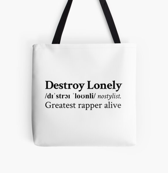 Greatest Rapper Alive by Destroy Lonely All Over Print Tote Bag RB1910 product Offical destroylonely Merch