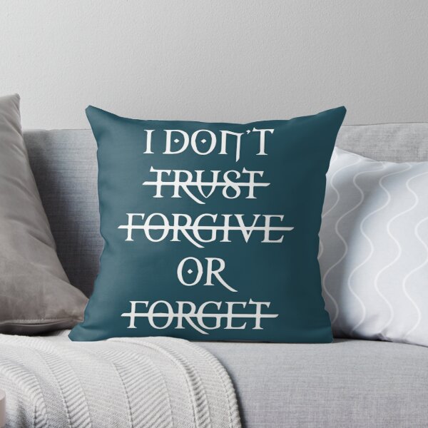 Ken Carson X Destroy Lonely T Shirt I Dont Trust Forgive Or Forget Tour Merch Throw Pillow RB1910 product Offical destroylonely Merch