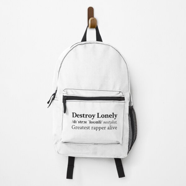 Greatest Rapper Alive by Destroy Lonely Backpack RB1910 product Offical destroylonely Merch