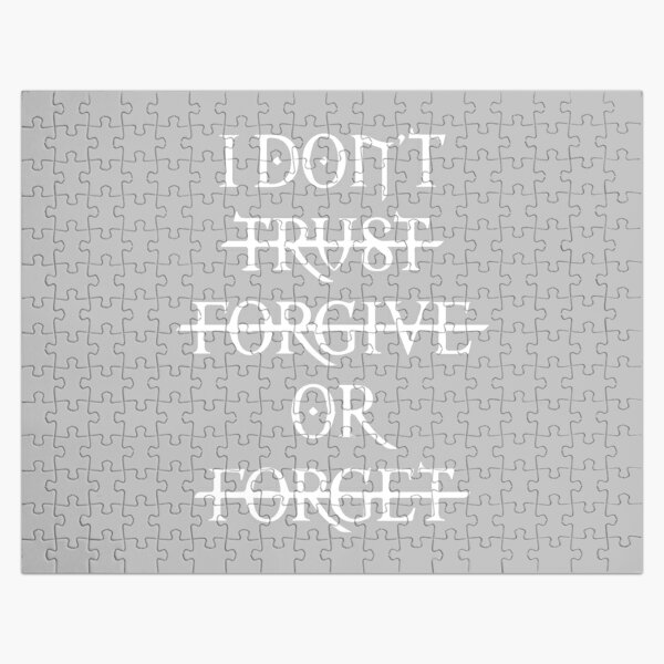 Ken Carson X Destroy Lonely T Shirt I Dont Trust Forgive Or Forget Tour Merch Jigsaw Puzzle RB1910 product Offical destroylonely Merch
