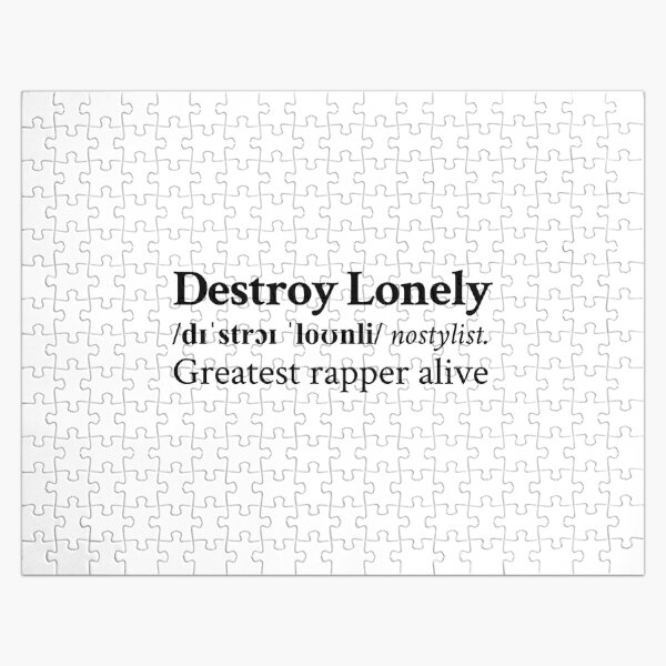 Greatest Rapper Alive by Destroy Lonely Jigsaw Puzzle RB1910 product Offical destroylonely Merch