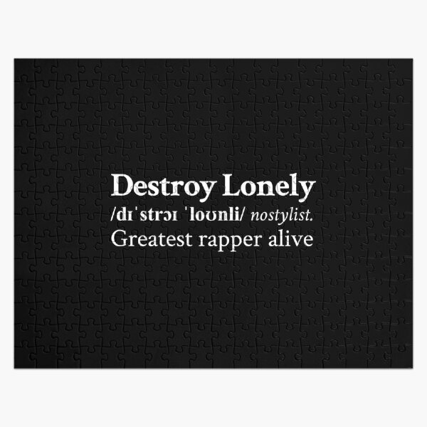 Greatest Rapper Alive by Destroy Lonely Jigsaw Puzzle RB1910 product Offical destroylonely Merch